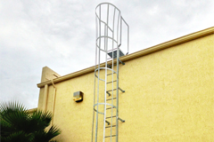 Galvanized Cage Ladder